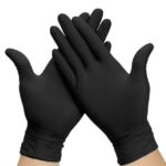CAJA GUANTES NITRO NEGRO 100 UNIDADES
