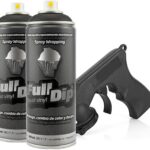 PACK 2 SPRAY FULL DIP COLORES SOLIDOS 400ML + PISTOLA APLICADORA